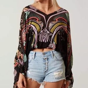 FREE PEOPLE Beneath the Sea Top